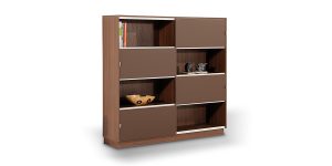 Alborz bookcase, part of Alborz executive collection, offers a suitable and sufficient space for books, binders and decorative items.