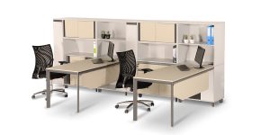 Neka workstation, part of Neka family, is equipped with a special cable entry cap and under-desk CPU holder. Plus, it offers a two-drawer file cabinet with proper space for storing supplies.